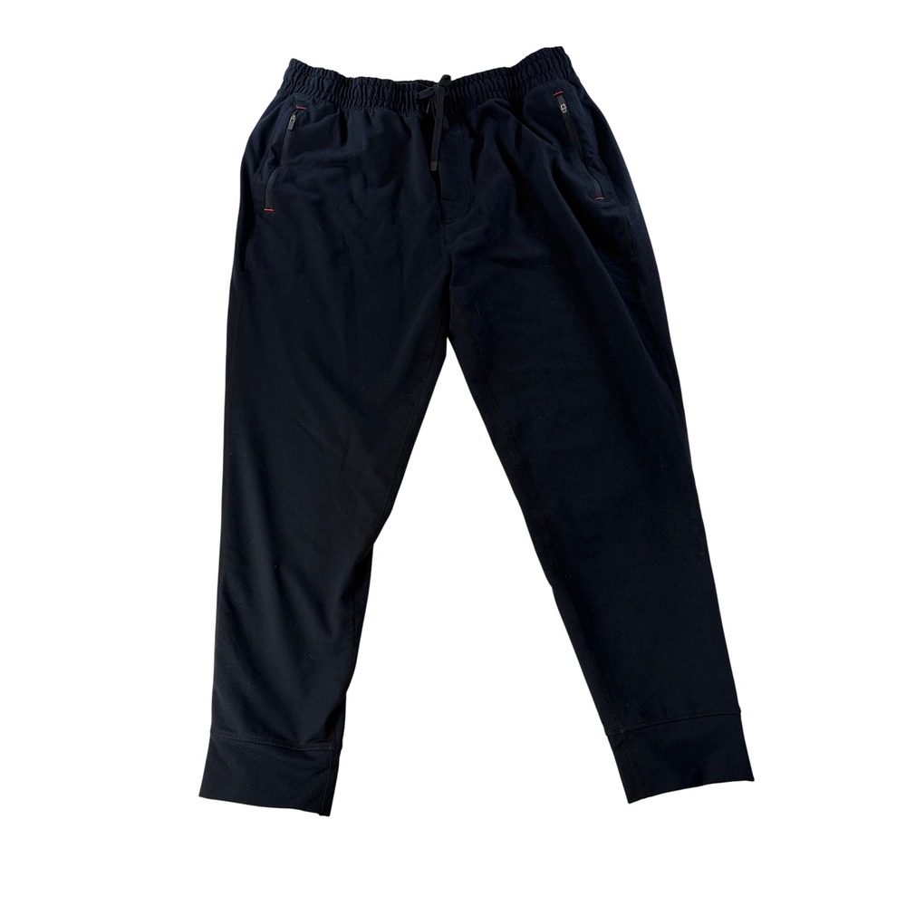 SAXX Jogger Pants Mens XL Athleisure Casual Roast Master Tech Activewear Black